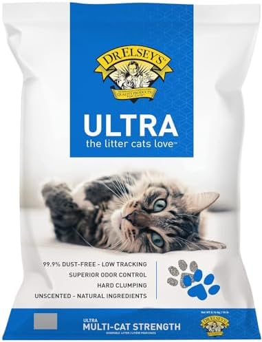 Dr. Elsey's Ultra UnScented Clumping Clay Cat Litter 40 lb. Bag