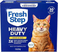 Fresh Step Heavy Duty Odor Block Advanced Multi Cat Clumping Litter with Febreze, 17.5 lb (Package May Vary)